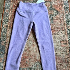 NWT Beyond Yoga At Your Leisure Leggings size Small (S), Lavender Color